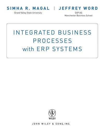 Integrated business processes with ERP systems