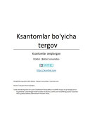 Ksantomalar va ksantelazma bo'yicha tadqiqot